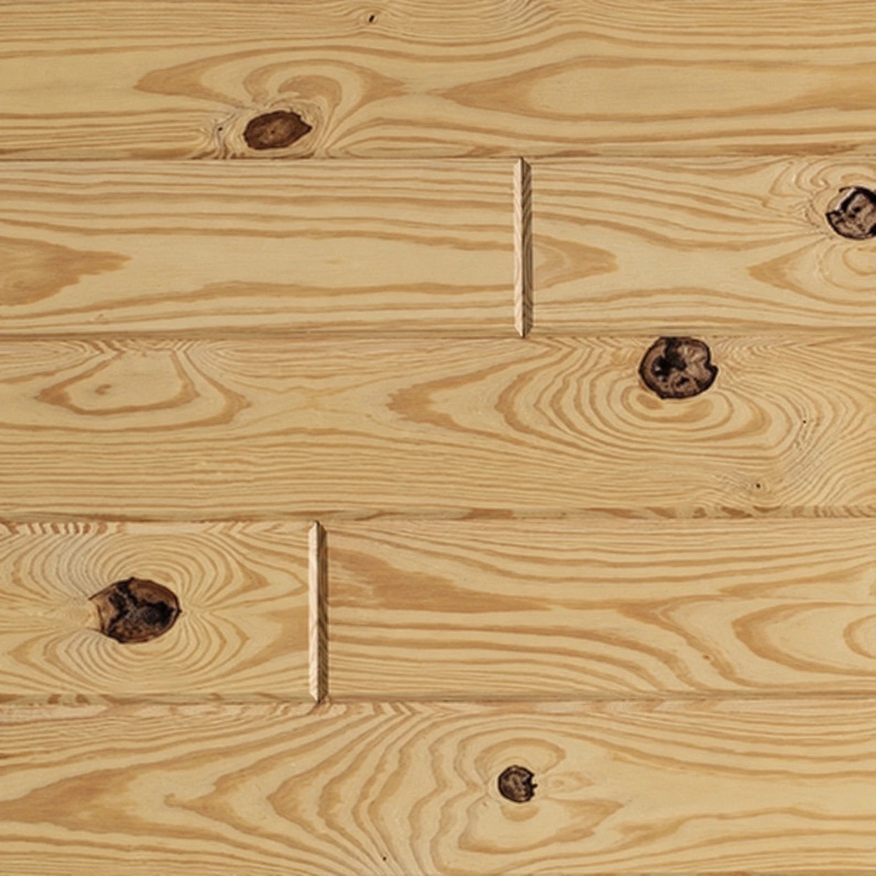 Southern Pine Clear finish boards showing natural variation