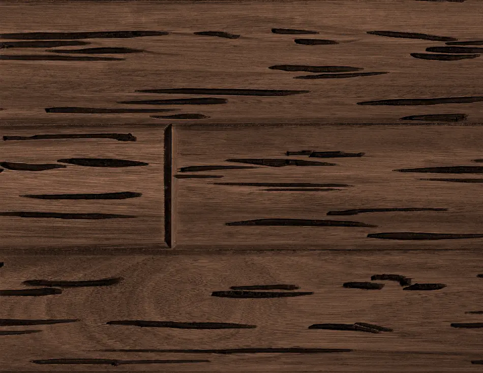 Red Grandis E-Peck Mocha photographed finish board