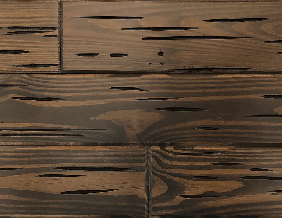Southern Pine E-Peck Mocha photographed finish board