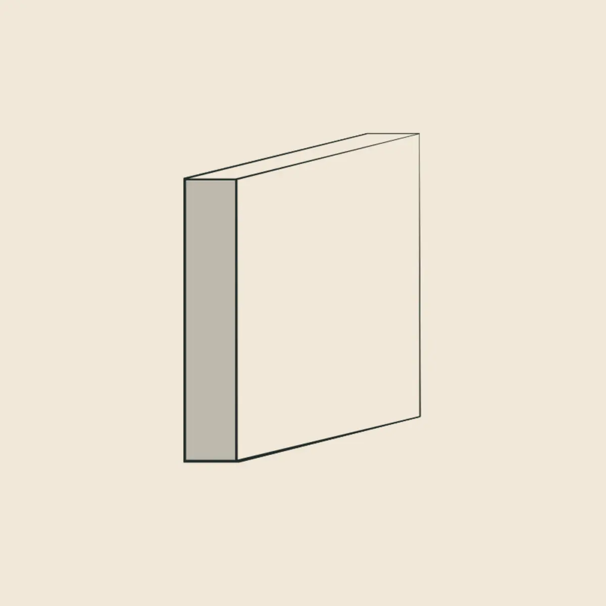 Square-four-sides trim profile
